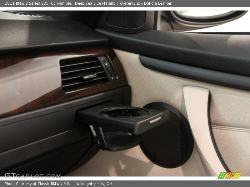 Deep Sea Blue Metallic / Oyster/Black Dakota Leather 2011 BMW 3 Series 335i Convertible