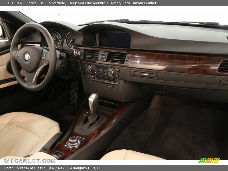 Deep Sea Blue Metallic / Oyster/Black Dakota Leather 2011 BMW 3 Series 335i Convertible