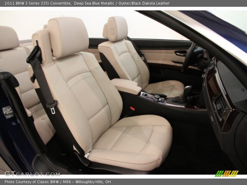 Deep Sea Blue Metallic / Oyster/Black Dakota Leather 2011 BMW 3 Series 335i Convertible