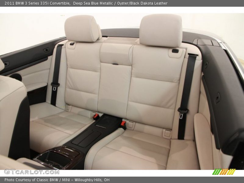 Deep Sea Blue Metallic / Oyster/Black Dakota Leather 2011 BMW 3 Series 335i Convertible