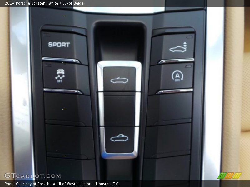 White / Luxor Beige 2014 Porsche Boxster
