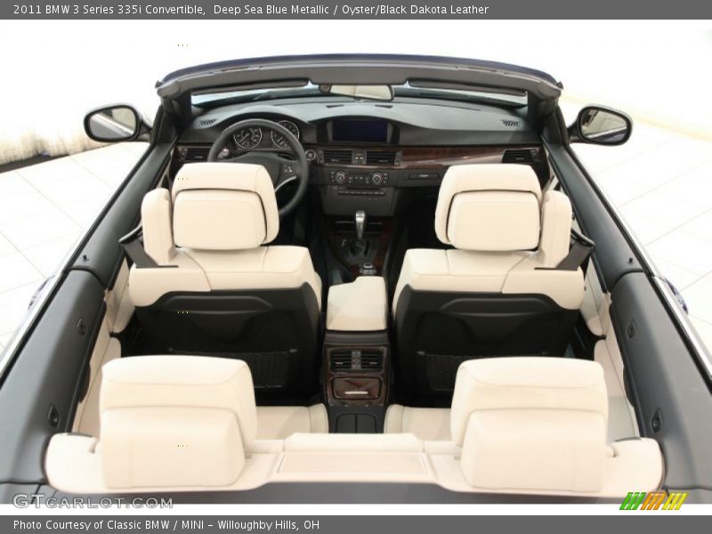 Deep Sea Blue Metallic / Oyster/Black Dakota Leather 2011 BMW 3 Series 335i Convertible