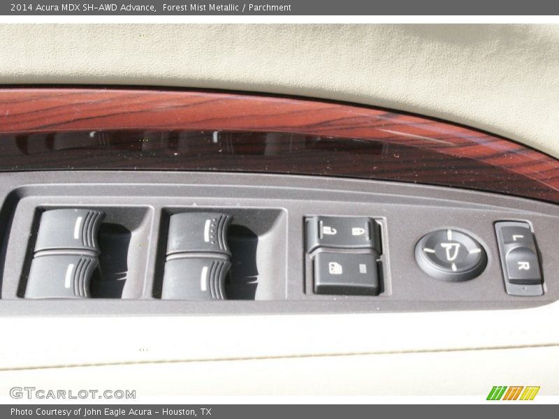 Forest Mist Metallic / Parchment 2014 Acura MDX SH-AWD Advance