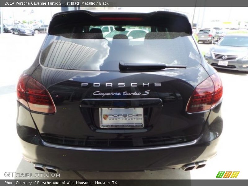 Jet Black Metallic / Black 2014 Porsche Cayenne Turbo S