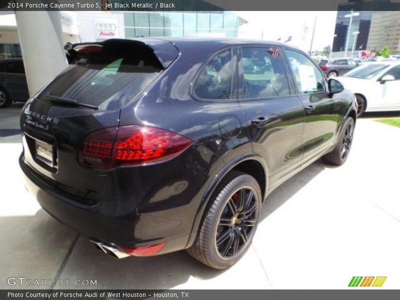 Jet Black Metallic / Black 2014 Porsche Cayenne Turbo S