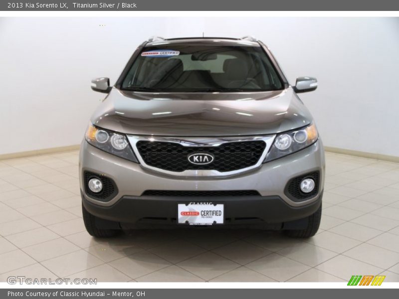 Titanium Silver / Black 2013 Kia Sorento LX