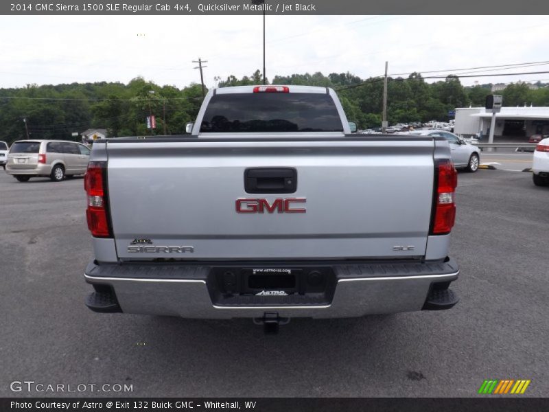 Quicksilver Metallic / Jet Black 2014 GMC Sierra 1500 SLE Regular Cab 4x4