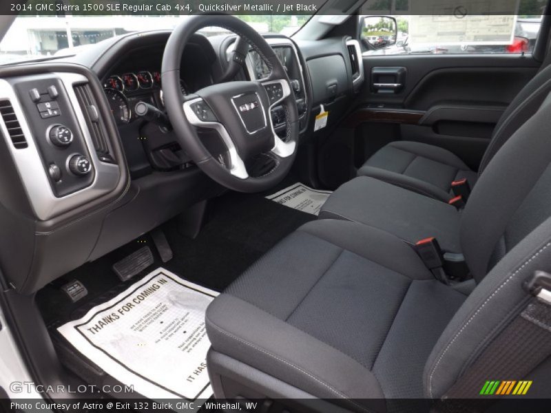 Jet Black Interior - 2014 Sierra 1500 SLE Regular Cab 4x4 