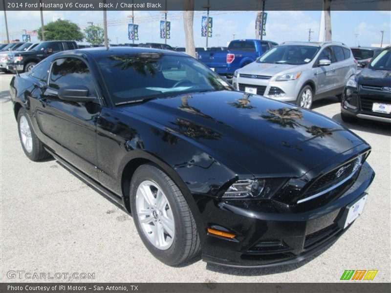 Black / Charcoal Black 2014 Ford Mustang V6 Coupe