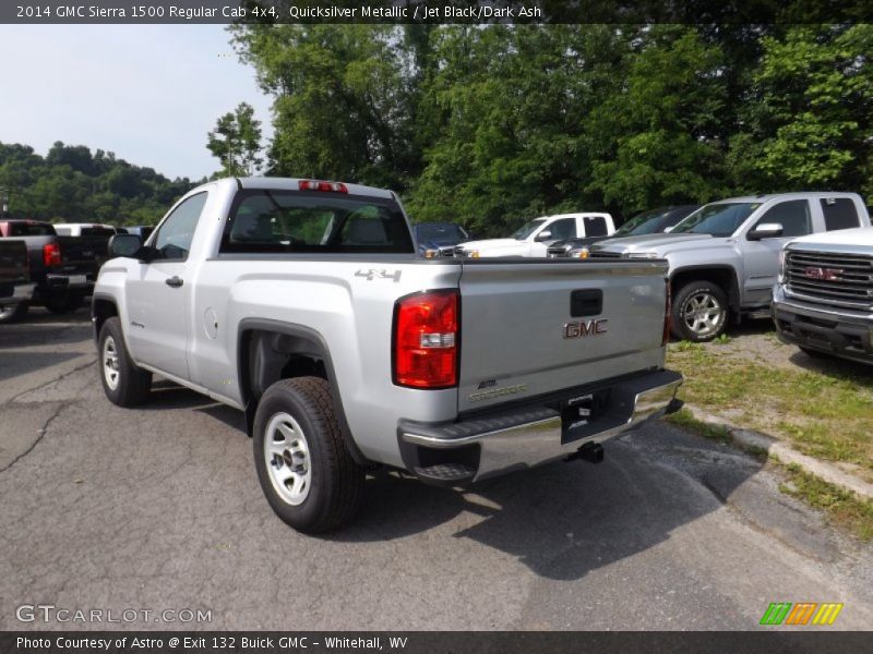 Quicksilver Metallic / Jet Black/Dark Ash 2014 GMC Sierra 1500 Regular Cab 4x4
