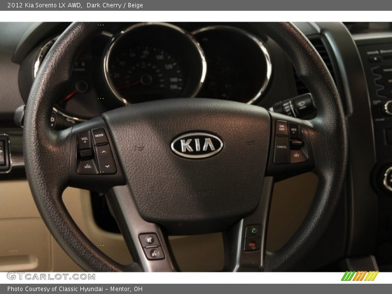  2012 Sorento LX AWD Steering Wheel