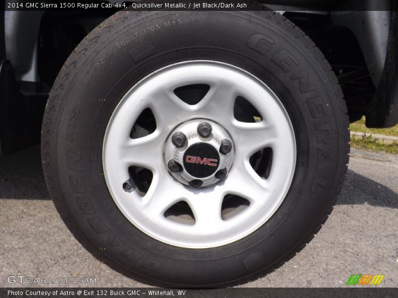 Quicksilver Metallic / Jet Black/Dark Ash 2014 GMC Sierra 1500 Regular Cab 4x4