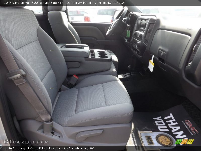 Quicksilver Metallic / Jet Black/Dark Ash 2014 GMC Sierra 1500 Regular Cab 4x4