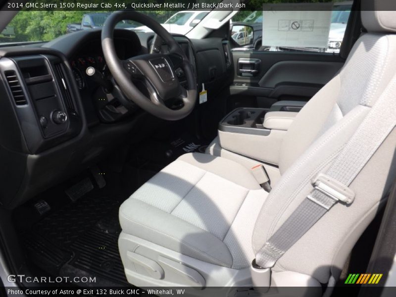 Quicksilver Metallic / Jet Black/Dark Ash 2014 GMC Sierra 1500 Regular Cab 4x4