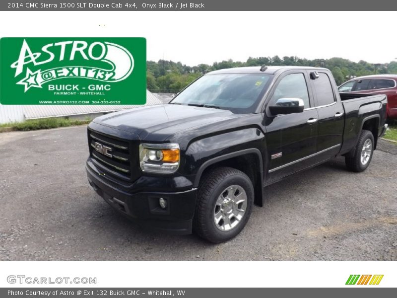 Onyx Black / Jet Black 2014 GMC Sierra 1500 SLT Double Cab 4x4