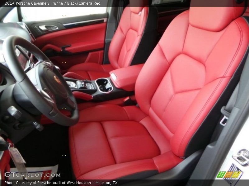 Front Seat of 2014 Cayenne S