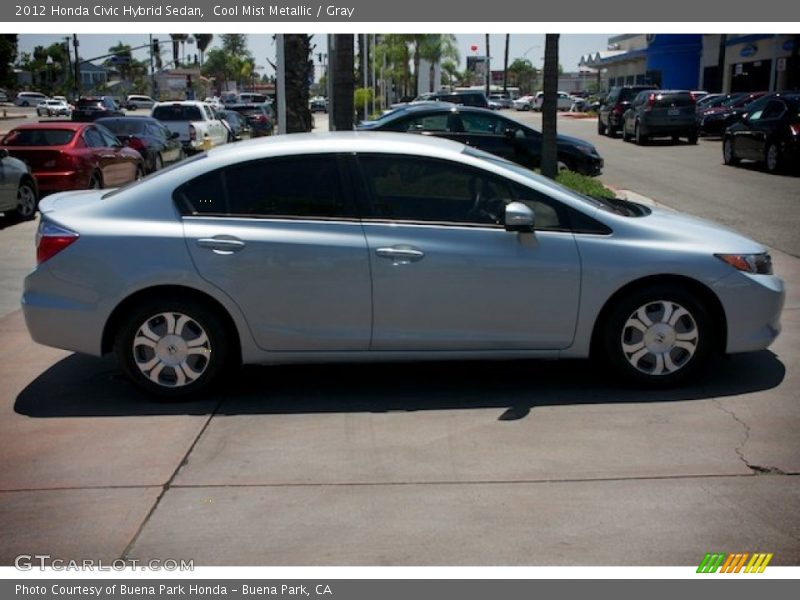 Cool Mist Metallic / Gray 2012 Honda Civic Hybrid Sedan