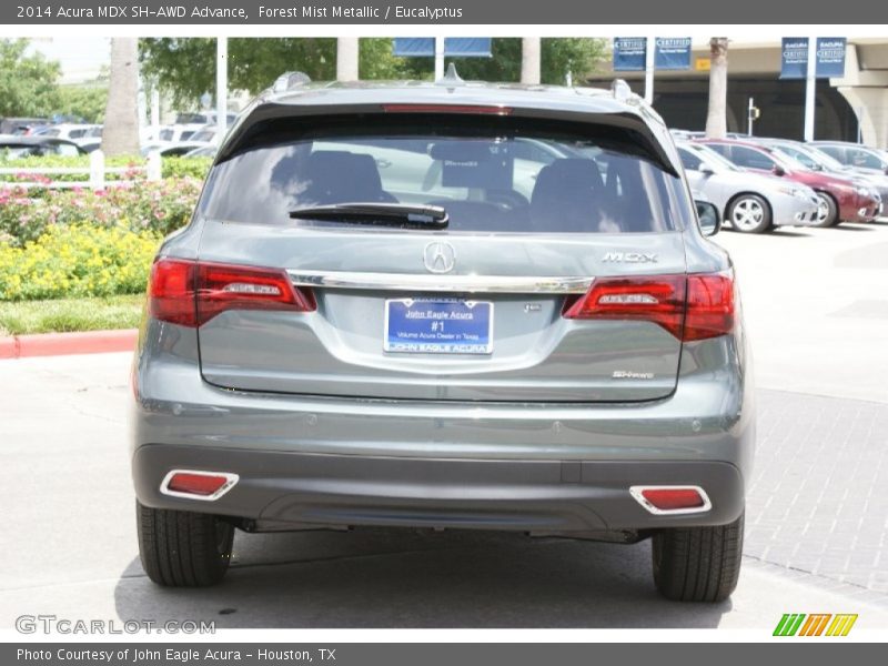 Forest Mist Metallic / Eucalyptus 2014 Acura MDX SH-AWD Advance
