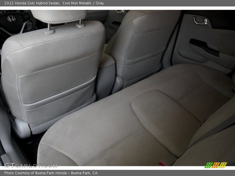 Cool Mist Metallic / Gray 2012 Honda Civic Hybrid Sedan
