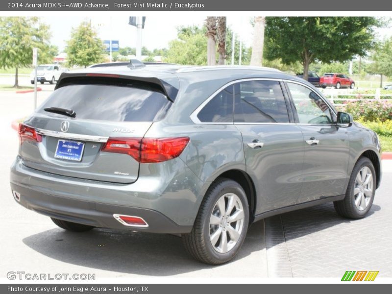Forest Mist Metallic / Eucalyptus 2014 Acura MDX SH-AWD Advance