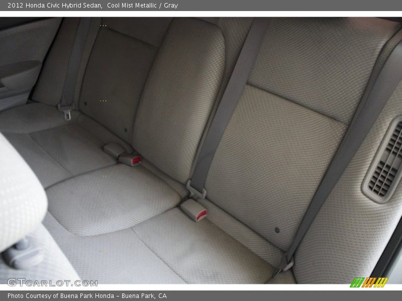 Cool Mist Metallic / Gray 2012 Honda Civic Hybrid Sedan