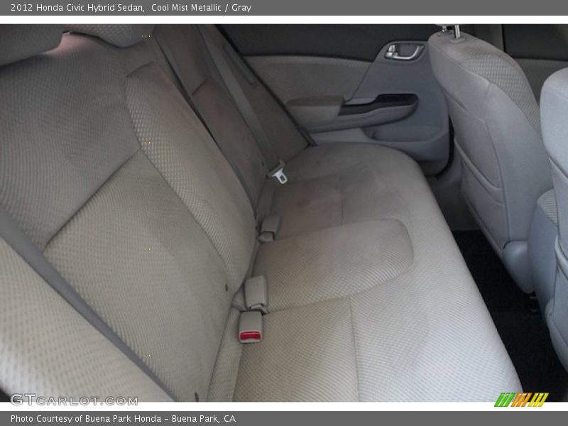 Cool Mist Metallic / Gray 2012 Honda Civic Hybrid Sedan
