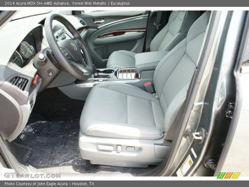 Forest Mist Metallic / Eucalyptus 2014 Acura MDX SH-AWD Advance