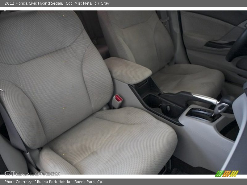Cool Mist Metallic / Gray 2012 Honda Civic Hybrid Sedan