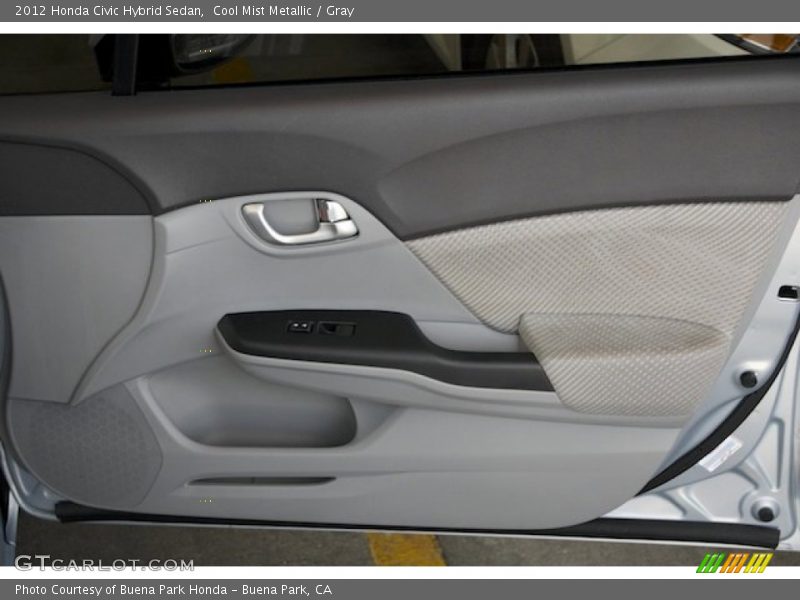 Cool Mist Metallic / Gray 2012 Honda Civic Hybrid Sedan