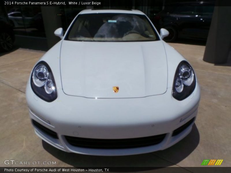 White / Luxor Beige 2014 Porsche Panamera S E-Hybrid