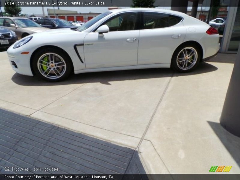  2014 Panamera S E-Hybrid White