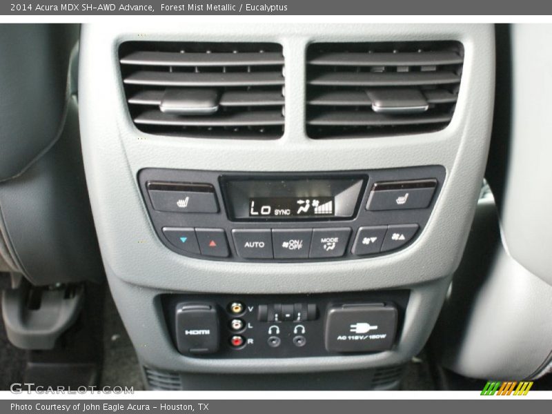 Controls of 2014 MDX SH-AWD Advance