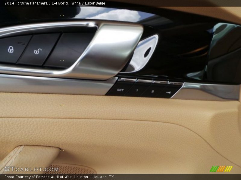 White / Luxor Beige 2014 Porsche Panamera S E-Hybrid