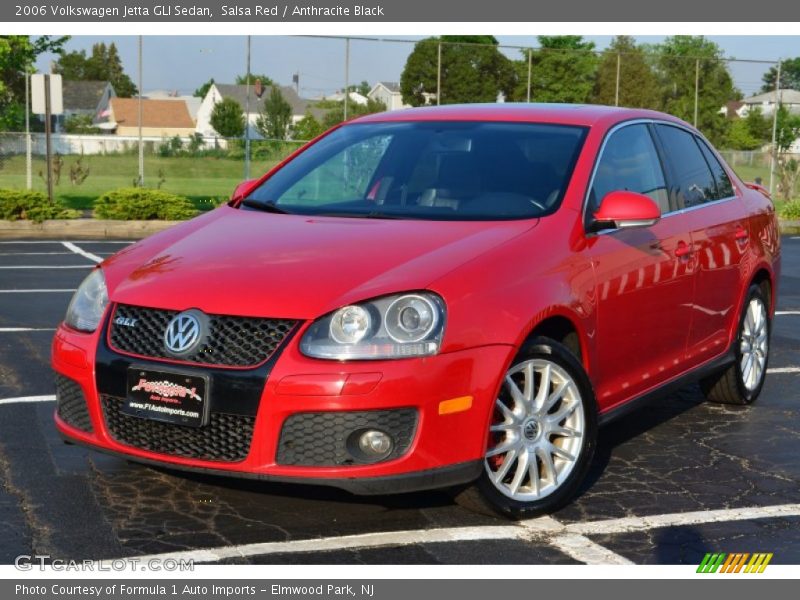 Salsa Red / Anthracite Black 2006 Volkswagen Jetta GLI Sedan