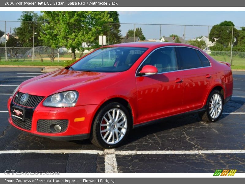 Salsa Red / Anthracite Black 2006 Volkswagen Jetta GLI Sedan