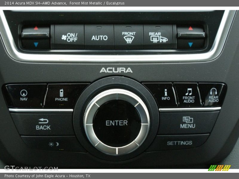 Controls of 2014 MDX SH-AWD Advance