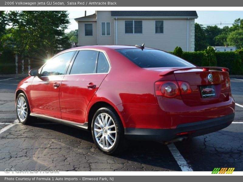 Salsa Red / Anthracite Black 2006 Volkswagen Jetta GLI Sedan
