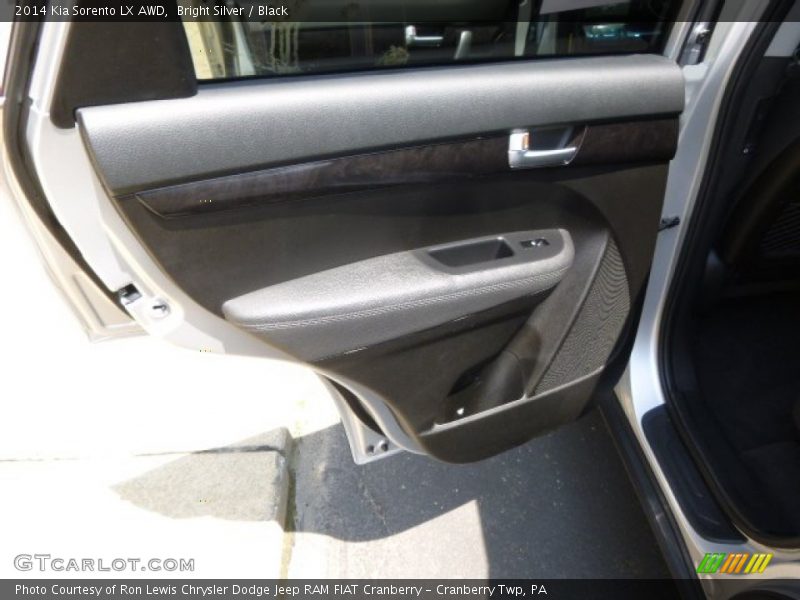 Bright Silver / Black 2014 Kia Sorento LX AWD