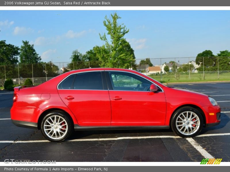 Salsa Red / Anthracite Black 2006 Volkswagen Jetta GLI Sedan
