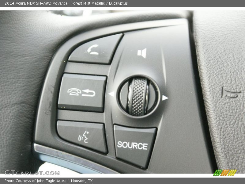 Forest Mist Metallic / Eucalyptus 2014 Acura MDX SH-AWD Advance