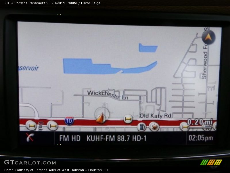Navigation of 2014 Panamera S E-Hybrid