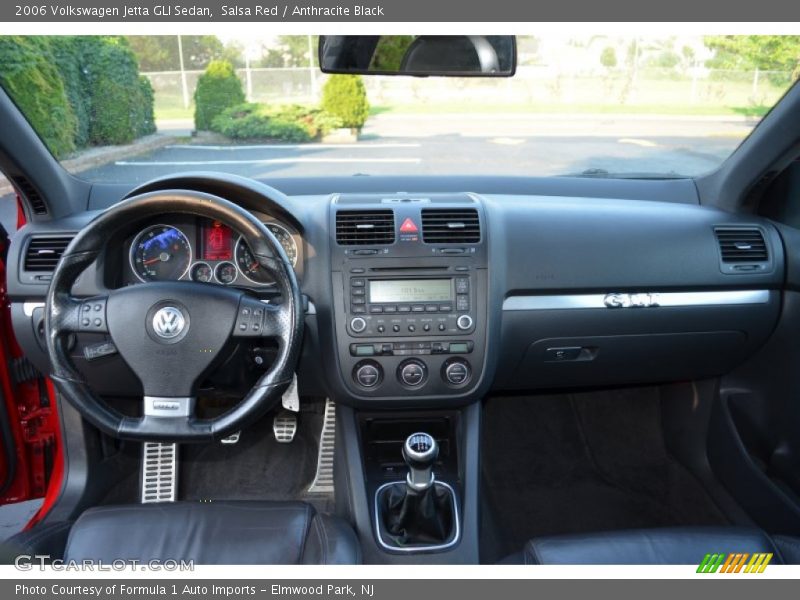 Salsa Red / Anthracite Black 2006 Volkswagen Jetta GLI Sedan