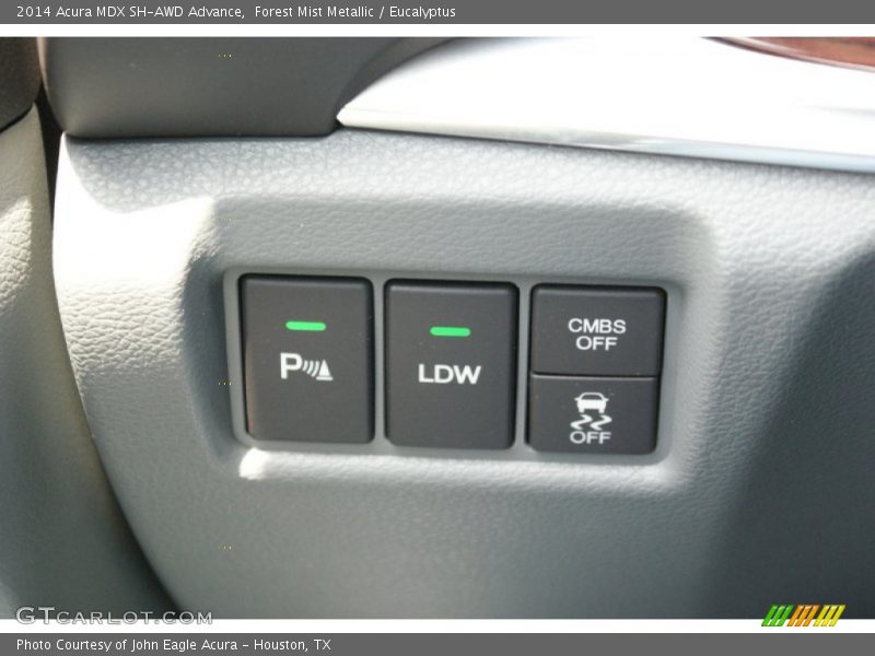 Forest Mist Metallic / Eucalyptus 2014 Acura MDX SH-AWD Advance