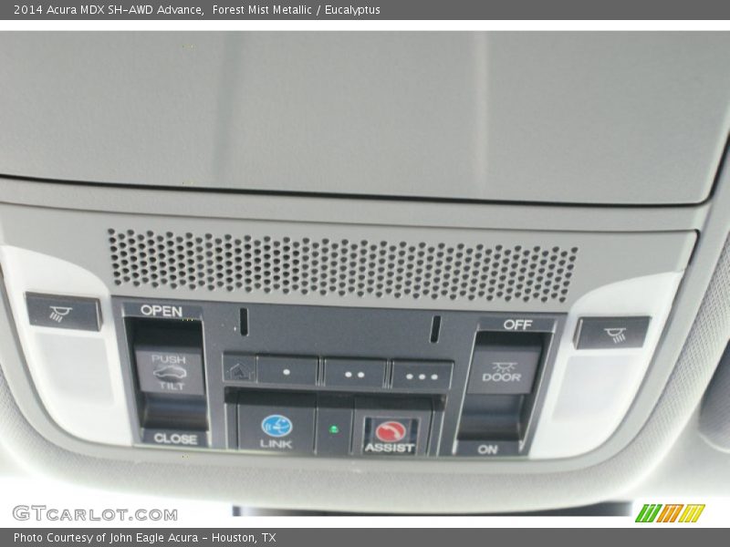 Forest Mist Metallic / Eucalyptus 2014 Acura MDX SH-AWD Advance