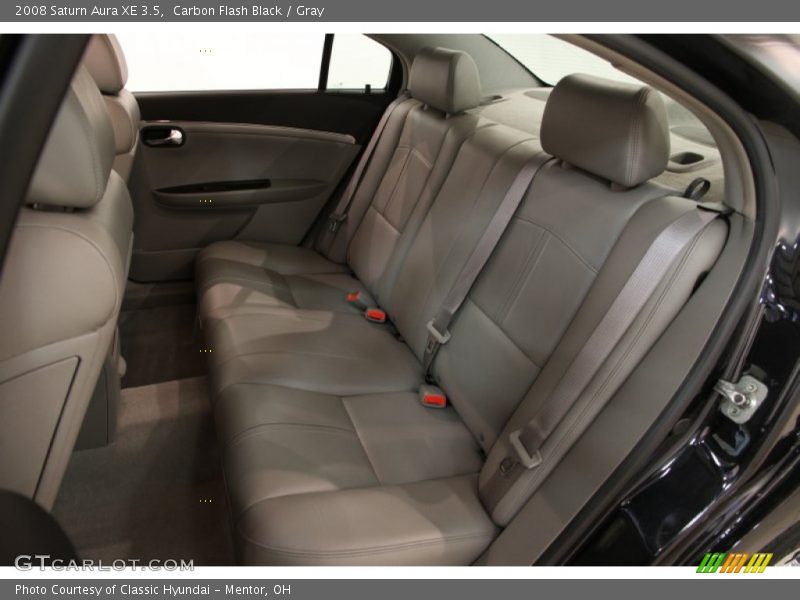 Carbon Flash Black / Gray 2008 Saturn Aura XE 3.5