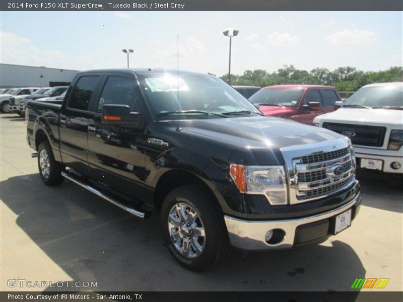 Tuxedo Black / Steel Grey 2014 Ford F150 XLT SuperCrew