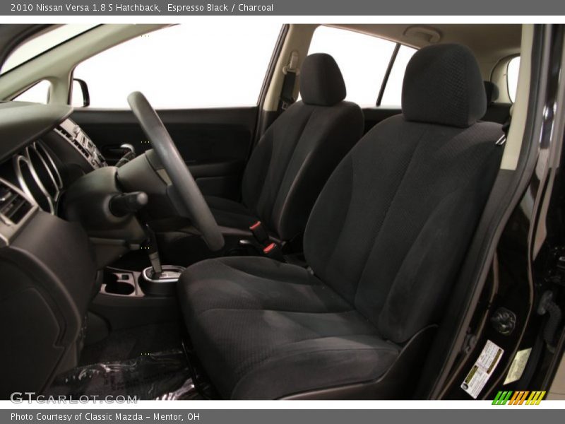 Espresso Black / Charcoal 2010 Nissan Versa 1.8 S Hatchback