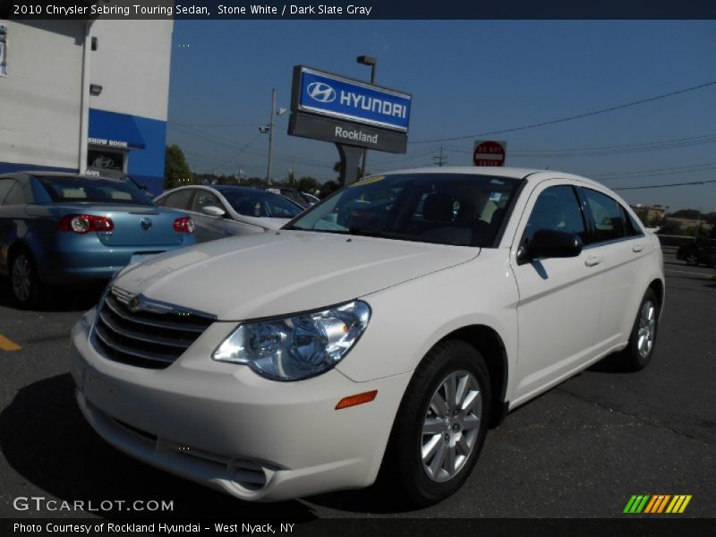 Stone White / Dark Slate Gray 2010 Chrysler Sebring Touring Sedan