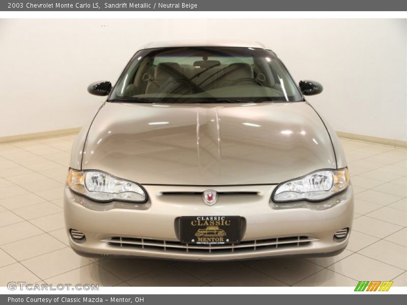 Sandrift Metallic / Neutral Beige 2003 Chevrolet Monte Carlo LS