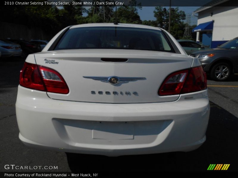 Stone White / Dark Slate Gray 2010 Chrysler Sebring Touring Sedan